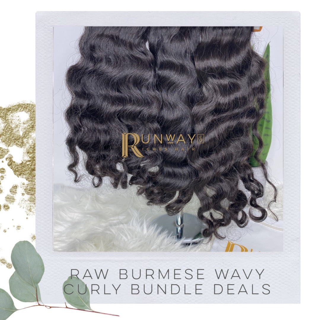 Raw Burmese Wavy Curly Bundle Deals